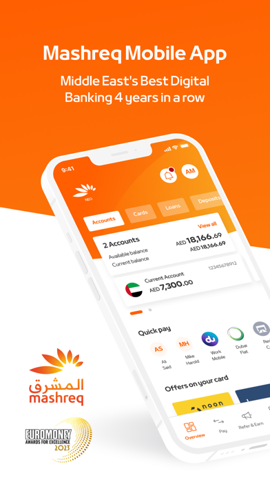 Mashreq UAE Screenshot