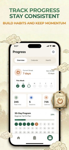 Tai Chi for Seniors, Beginners iPhone screenshot