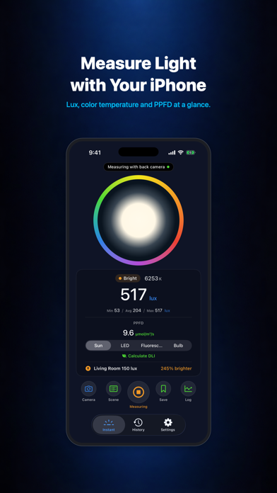 LUX - Illuminance Meter Screenshot 1 of 5