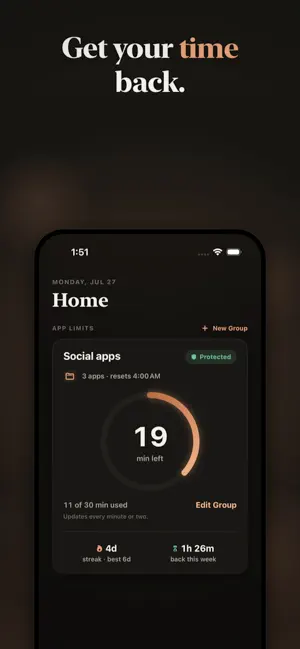 Opaque: Screen Time Control screenshot 1