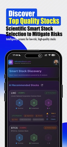 Stock Prediction AI US Market iPhone screenshot