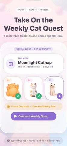 PurrFit: Cat Puzzle Screenshot 1 of 8
