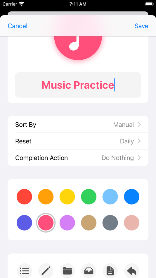 #5. Checklist Tracker: Routine Fox (iOS) Podle: Joshua Bryson