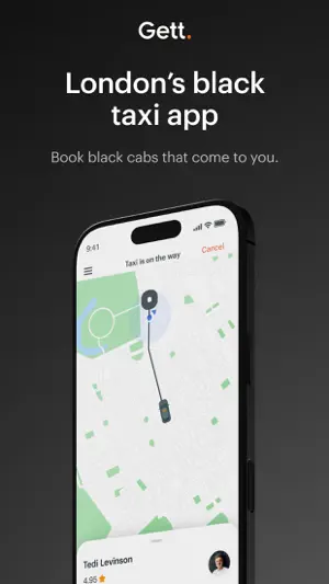Gett: Book black taxis screenshot 1