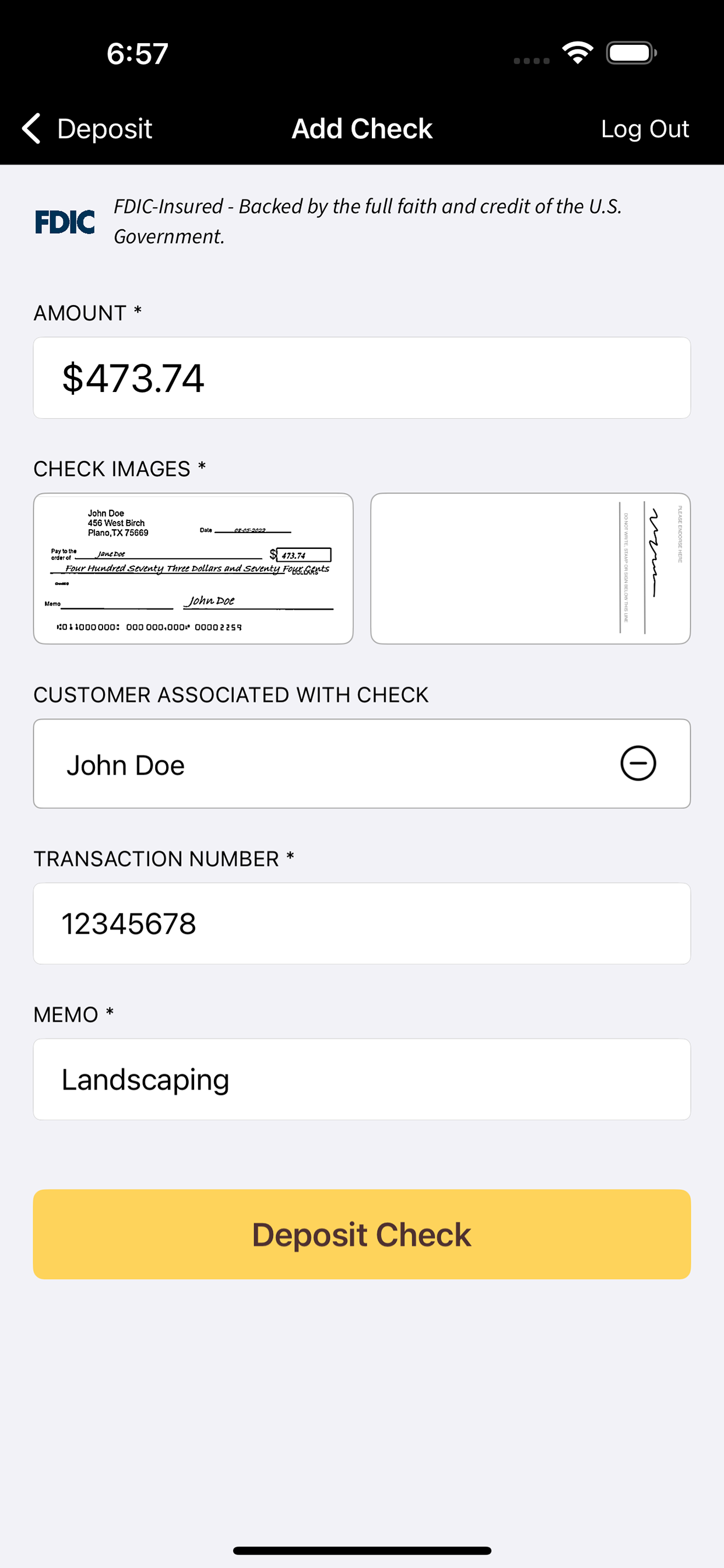 PB Business Mobile Deposit screenshot 4