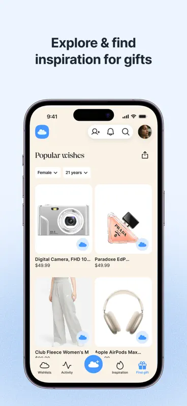GoWish - Your Digital Wishlist screenshot 2 of 5