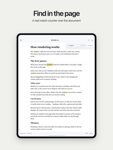 Mdown: Markdown Previewer iPad screenshot 5