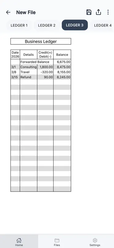 Account Ledger screenshot 4 of 8