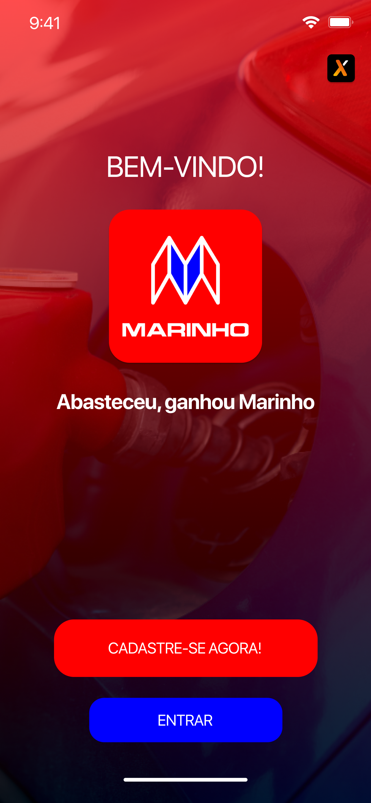 Abasteceu, ganhou Marinho!