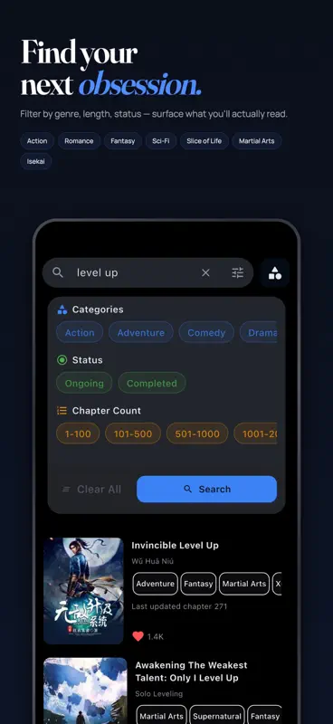Light Novel - Offline Reader screenshot 7 of 7