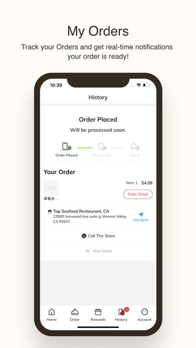 Top Seafood Restaurant Screenshot