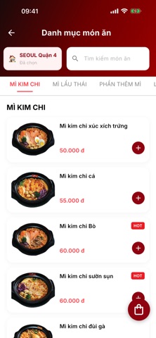 Mì Cay SEOUL iPhone screenshot 7