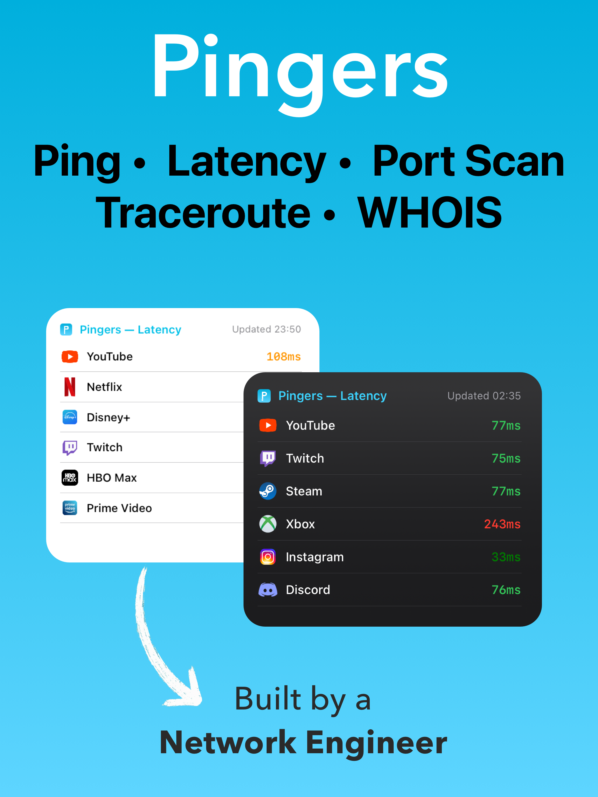 Pingers - Ping & Latency Check screenshot 11