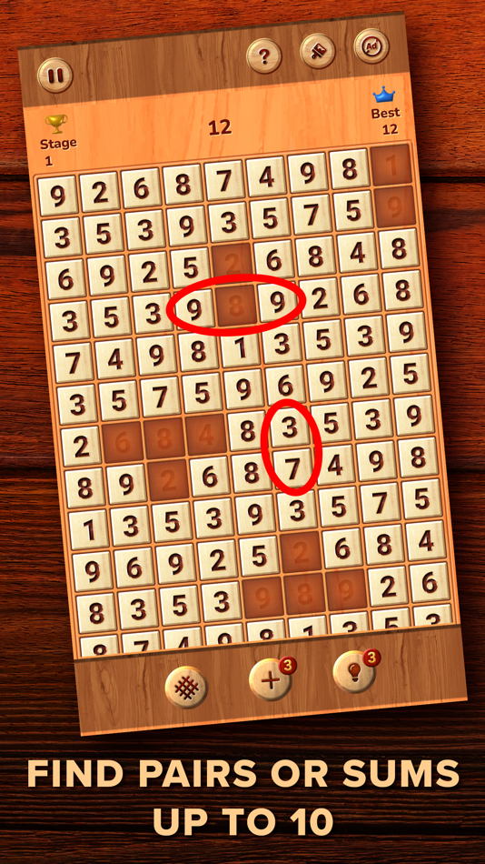 #1. Woodpuzzle - Number Match Game (iOS) 由: Viviana Baeza