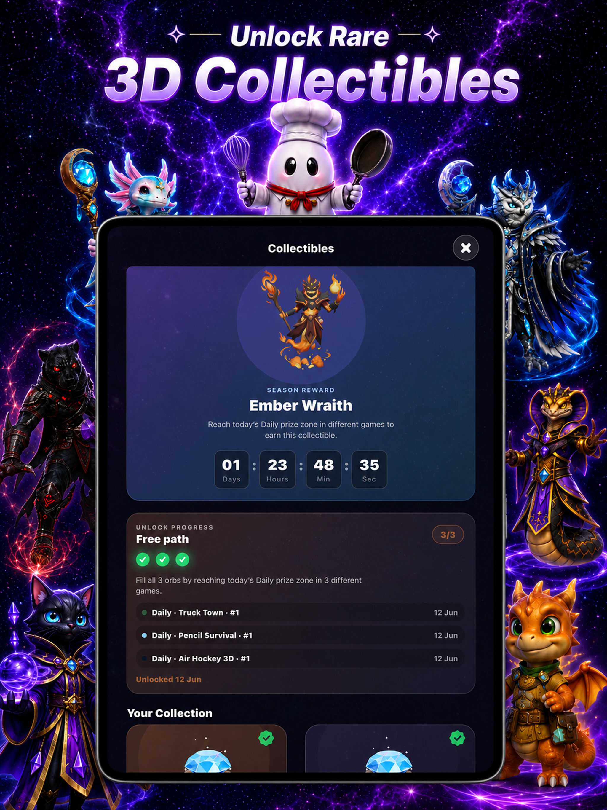 10000 Offline Game: Swipe2Play