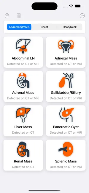 Incidentaloma CT / MRI Guide screenshot 1