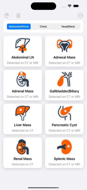 Incidentaloma CT / MRI Guide screenshot 1 of 8