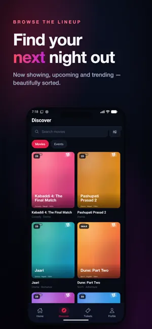 TicketChha: Movies & Events screenshot 2