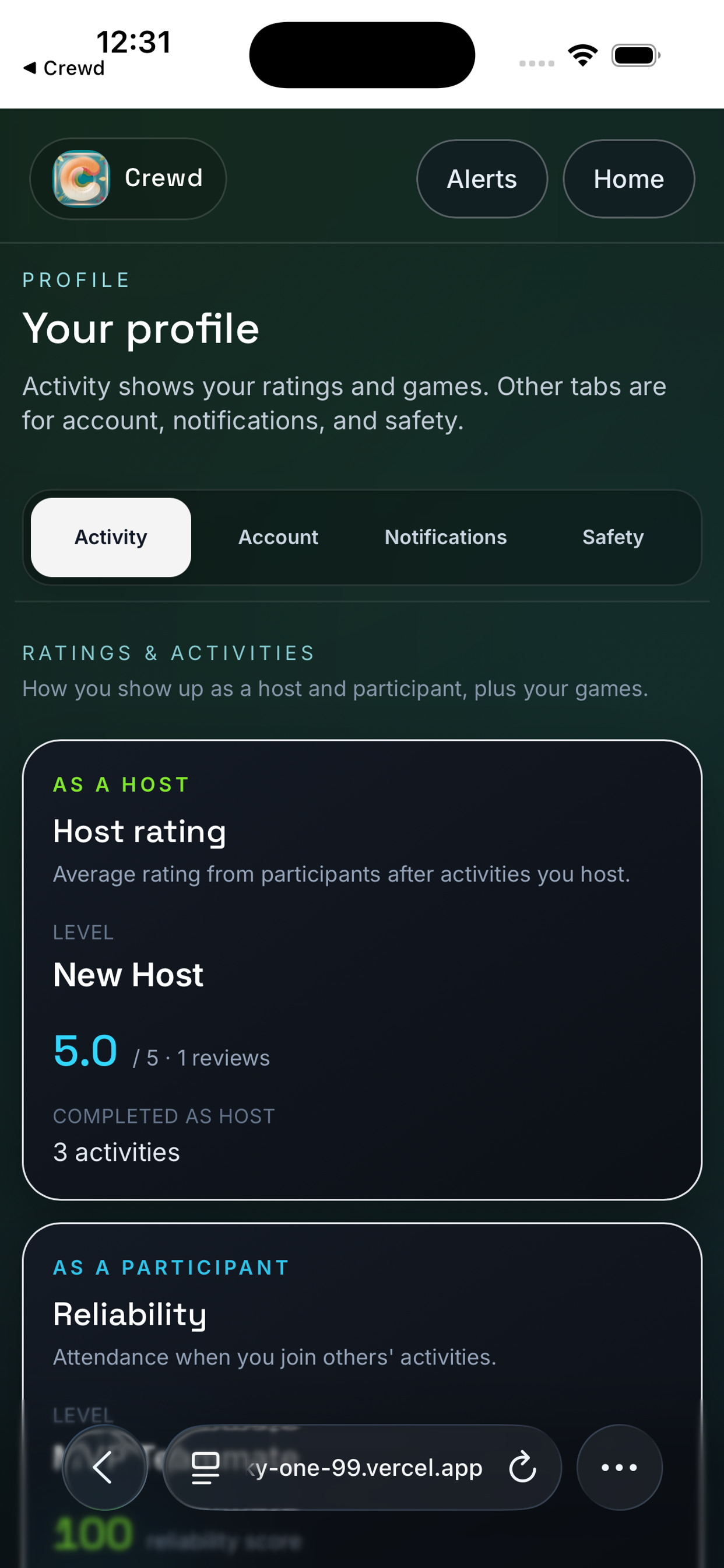 Crewd - Sports Social screenshot 3