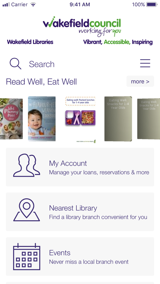 #1. Wakefield Libraries (iOS) بواسطة: Wakefield Libraries
