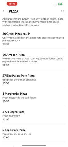 Casa Della Pizza. screenshot