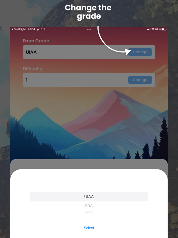 Screenshot #6 pour Climbing Grades