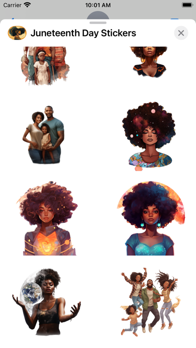 Juneteenth Day Stickers Screenshot