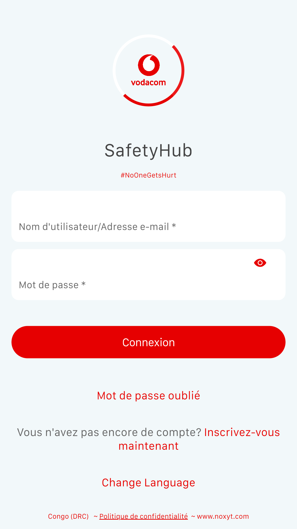 SafetyHub App DRC