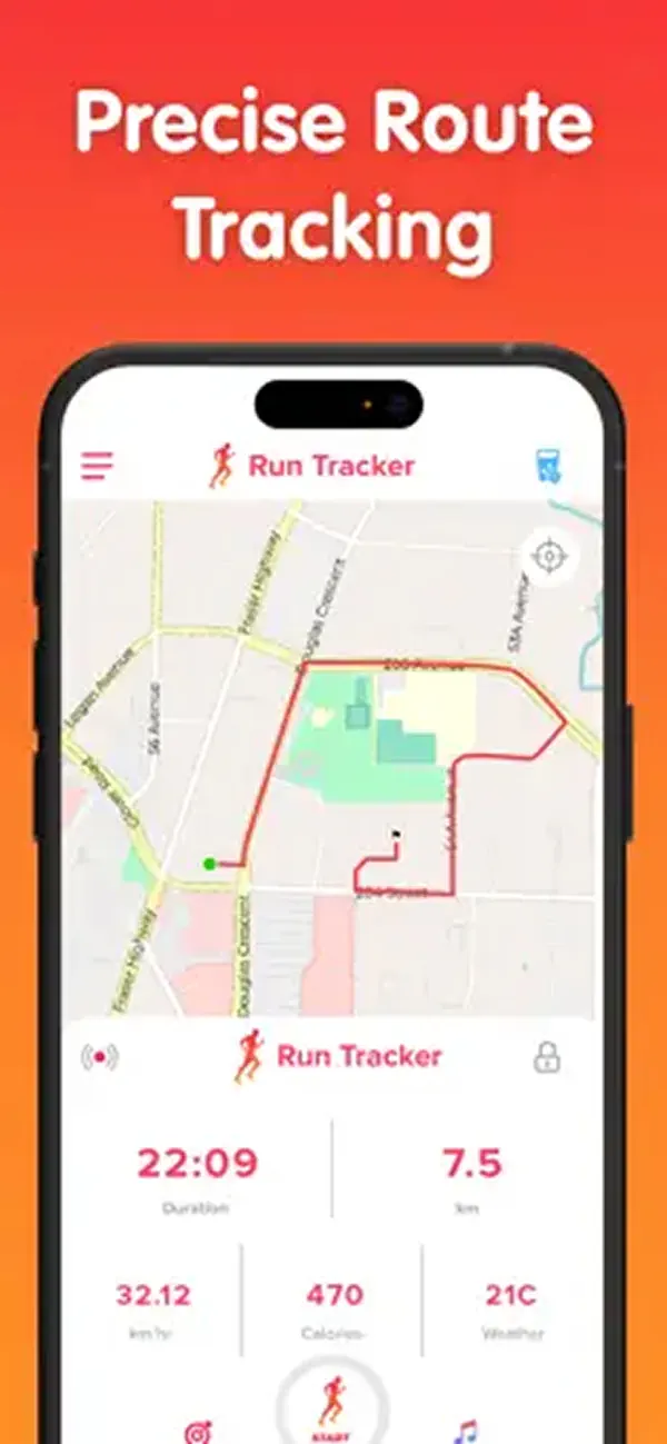Screenshot #3 pour Running App