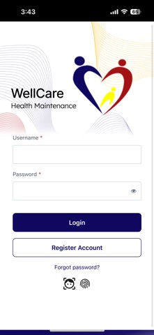 WellCare Health iPhone screenshot 1