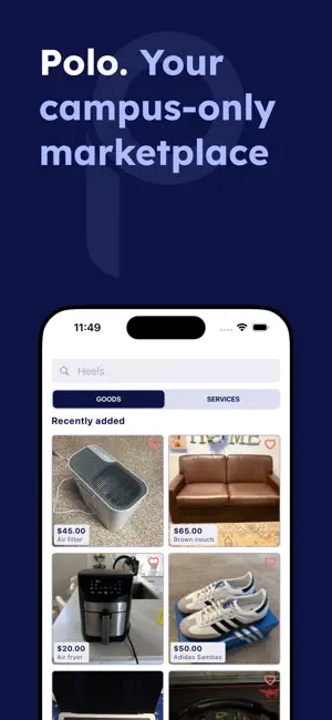 Polo: Campus Marketplace screenshot 1