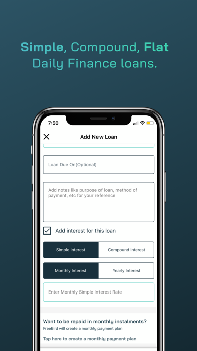 Loan Book & Debt Manager Screenshot