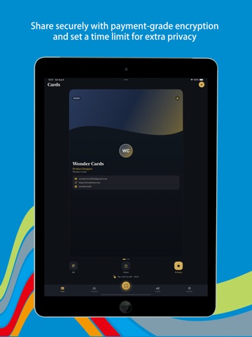 Wonder Cards - Business Card iPad screenshot