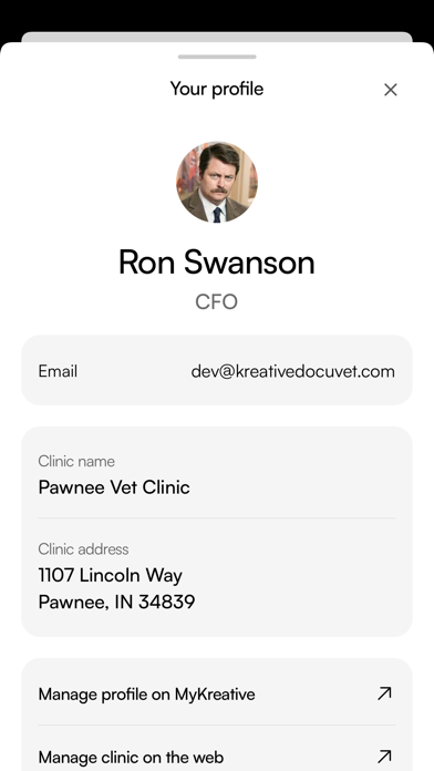 Kreative DocuVet Screenshot