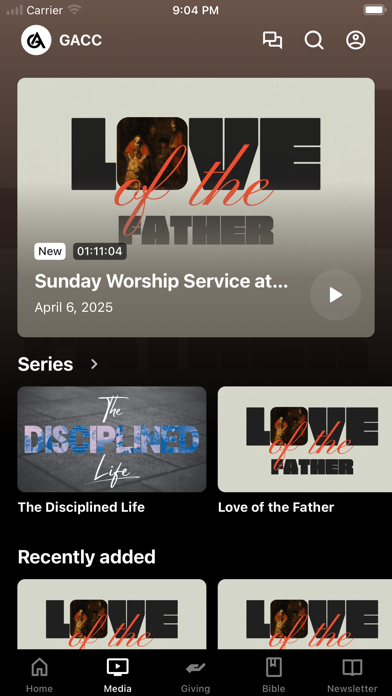 Grand Avenue Christian Church Screenshot