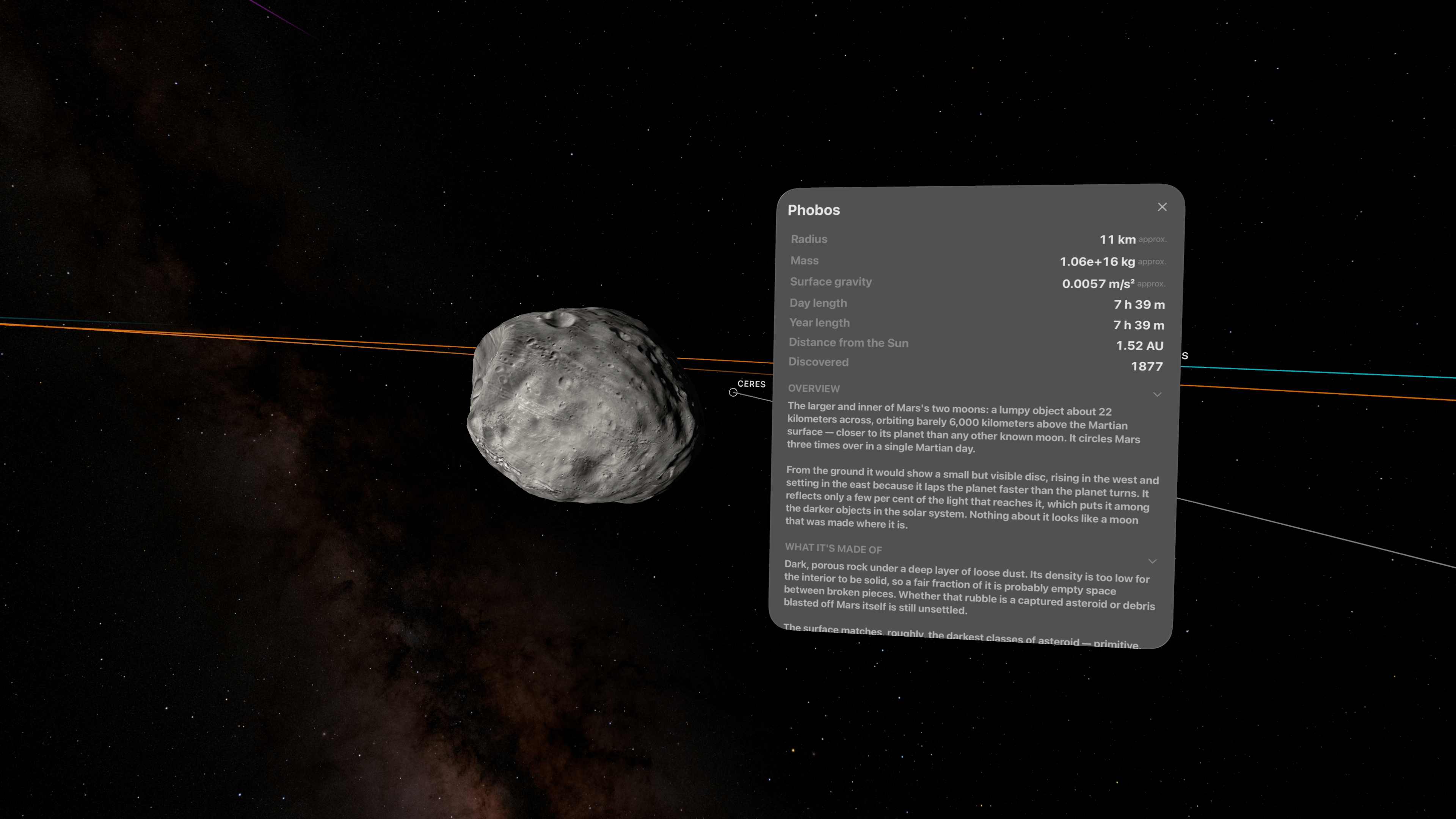 Space Vision: Learn Astronomy screenshot 5