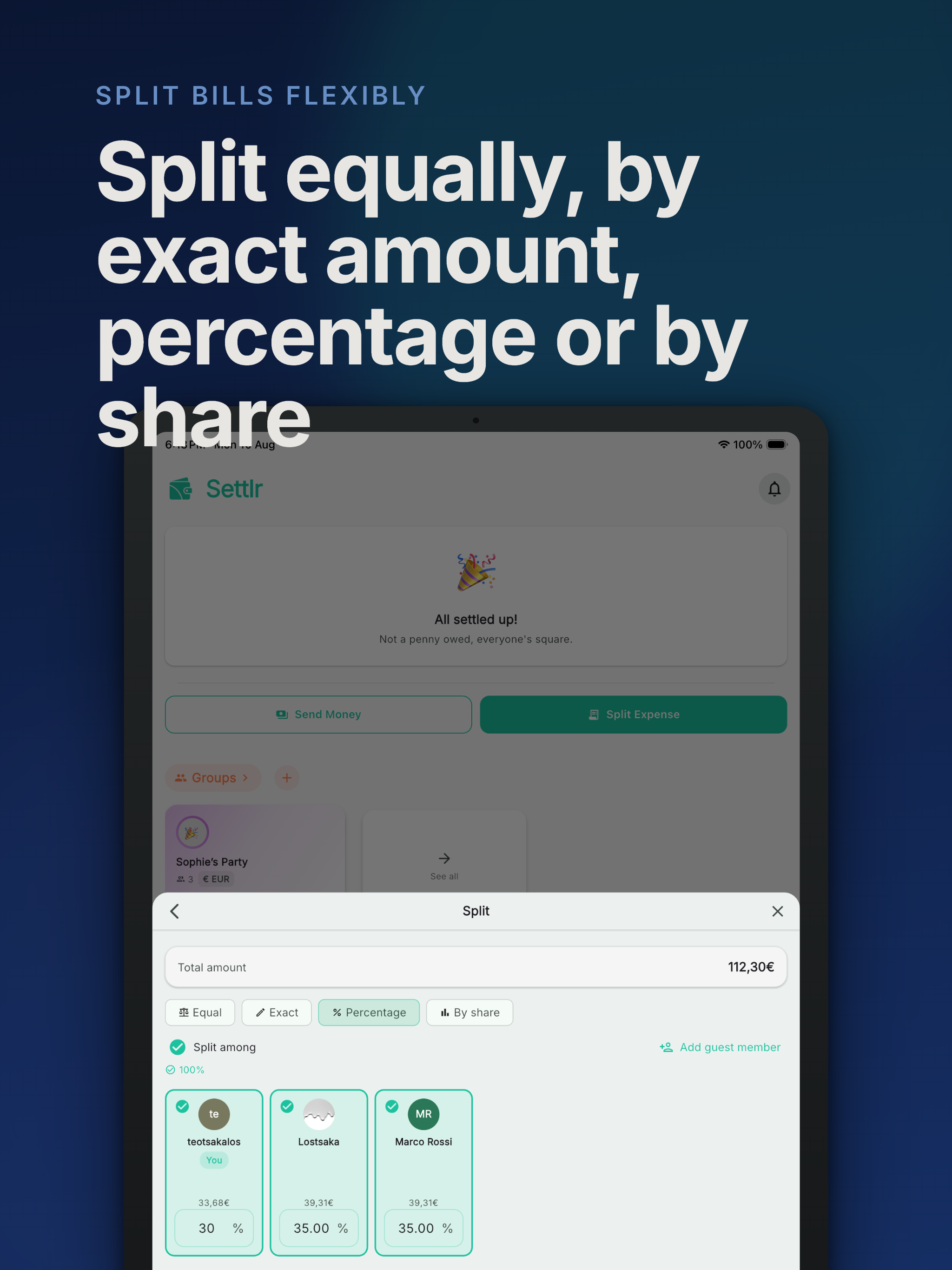 Settlr Expense Tracker screenshot 14