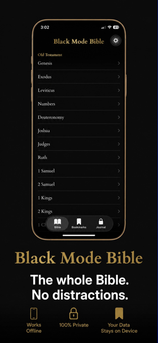Black Mode Bible Screenshot 2 of 3