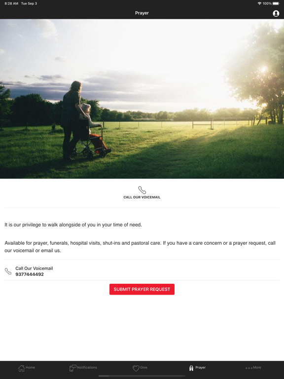 Ginghamsburg Church iPad screenshot 4 - Lifestyle app