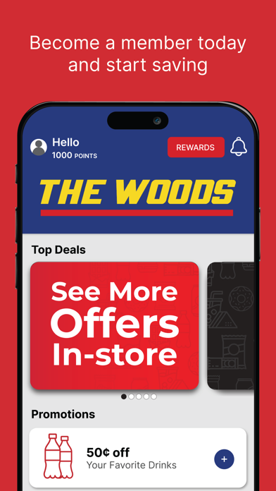 The Woods Rewards Screenshot