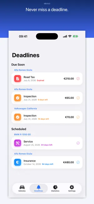 Veicolo: Vehicle Tracker screenshot 3