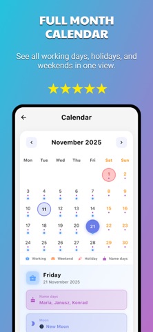 Polish Calendar 2026 Screenshot 4 of 5