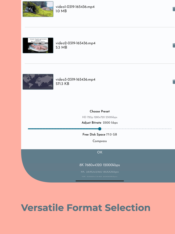 Screenshot #5 pour Just a Simple Video Compressor