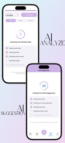 Platera- AI Nutrition Analyzer iPhone screenshot