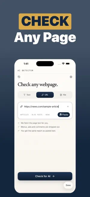 AI Detector: Human Text Score screenshot 3