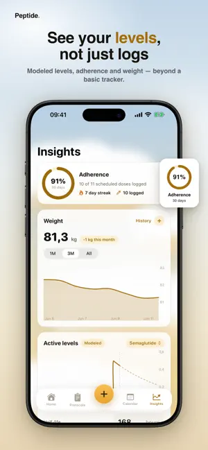 Peptide: Tracker & Calculator screenshot 4