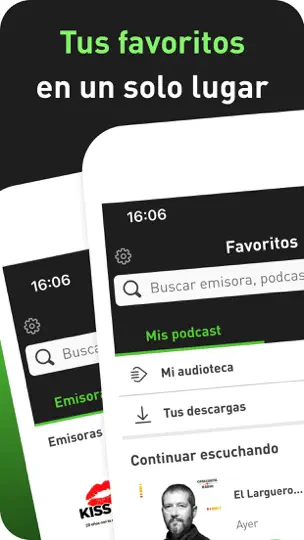 Captura de pantalla de Radio.es - Radio Y Podcast en iPhone 4