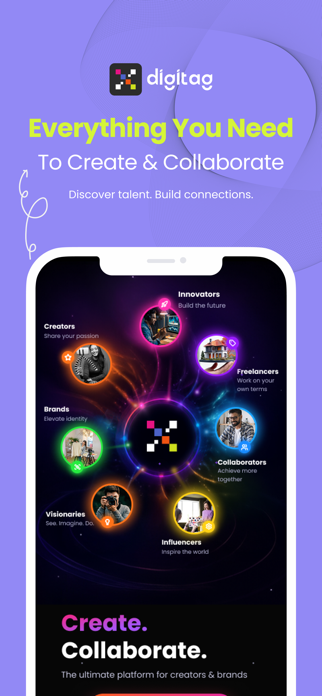 DigiTag Collaboration App Screenshot 1 of 5