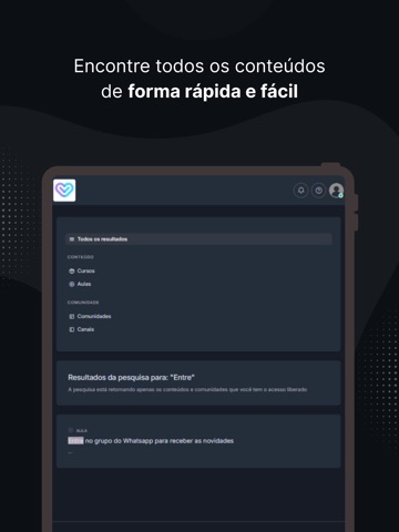Escola da Saúde iPad screenshot