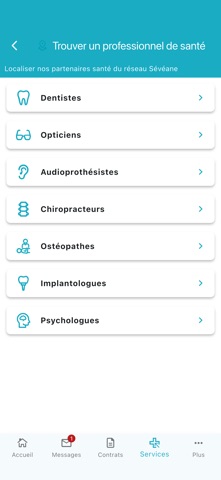 PRO BTP Santé iPhone screenshot